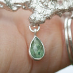 Load image into Gallery viewer, OOAK Lava necklace #2 • Kyanite (ready to ship)