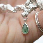 Load image into Gallery viewer, OOAK Lava necklace #2 • Kyanite (ready to ship)