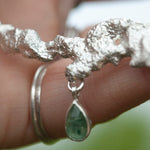 Load image into Gallery viewer, OOAK Lava necklace #2 • Kyanite (ready to ship)