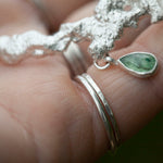 Load image into Gallery viewer, OOAK Lava necklace #2 • Kyanite (ready to ship)