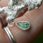 Load image into Gallery viewer, OOAK Lava necklace #2 • Kyanite (ready to ship)