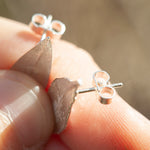Load image into Gallery viewer, OOAK Silver Leaf earrings #2 (ready to ship)