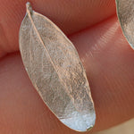 Load image into Gallery viewer, OOAK Silver Leaf earrings #3 (ready to ship)