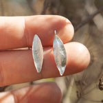 Load image into Gallery viewer, OOAK Silver Leaf earrings #4 (ready to ship)