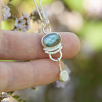 Load image into Gallery viewer, OOAK Osmose pendant #64 • Labradorite (ready to ship)