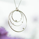 Charger l'image dans la galerie, OOAK • Cosmos pendant in silver #5 (ready to ship)