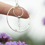 Charger l'image dans la galerie, OOAK • Cosmos pendant in silver #7 (ready to ship)