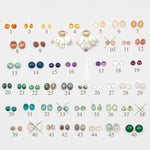 Load image into Gallery viewer, Choose Your Stone : Flora earrings (made to order)