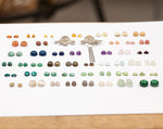 Load image into Gallery viewer, Choose Your Stone : Flora earrings (made to order)