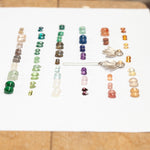 Load image into Gallery viewer, Choose Your Stone : Flora earrings (made to order)