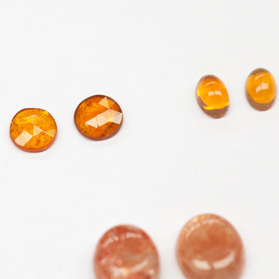 Choose Your Stone : boucles d'oreilles Flora (sur commande)