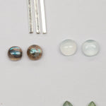 Load image into Gallery viewer, Choose Your Stone : Flora earrings (made to order)