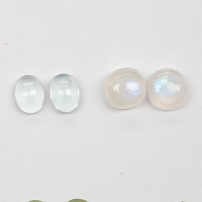 Choose Your Stone : boucles d'oreilles Flora (sur commande)