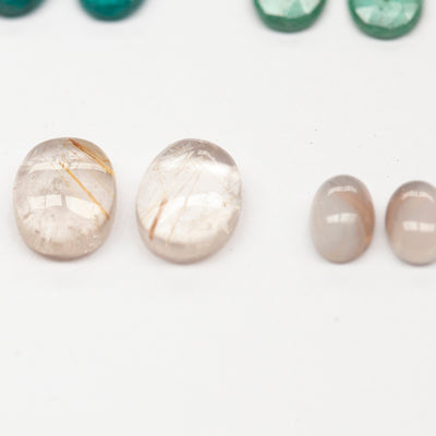 Choose Your Stone : boucles d'oreilles Flora (sur commande)
