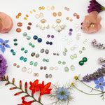 Load image into Gallery viewer, Choose Your Stone : Flora earrings (made to order)