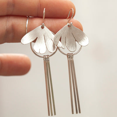Choose Your Stone : boucles d'oreilles Flora (sur commande)