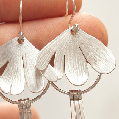 Choose Your Stone : boucles d'oreilles Flora (sur commande)