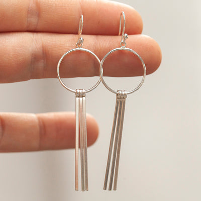 Choose Your Stone : boucles d'oreilles Flora (sur commande)
