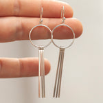 Load image into Gallery viewer, Choose Your Stone : Flora earrings (made to order)