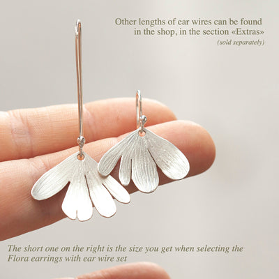 Choose Your Stone : boucles d'oreilles Flora (sur commande)