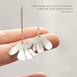 Load image into Gallery viewer, OOAK Flora earrings #2 • White Labradorite (ready to ship)