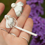 Load image into Gallery viewer, Choose Your Stone : Flora earrings (made to order)