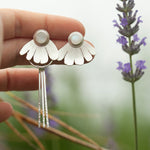 Load image into Gallery viewer, OOAK Flora earrings #2 • White Labradorite (ready to ship)