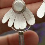Load image into Gallery viewer, OOAK Flora earrings #2 • White Labradorite (ready to ship)