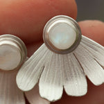 Load image into Gallery viewer, OOAK Flora earrings #2 • White Labradorite (ready to ship)