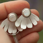 Load image into Gallery viewer, OOAK Flora earrings #2 • White Labradorite (ready to ship)