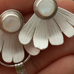 Load image into Gallery viewer, OOAK Flora earrings #2 • White Labradorite (ready to ship)