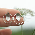 Cargar imagen en el visor de la galería, OOAK Elena earrings #7 ~ silver ~ unique (ready-to-ship)