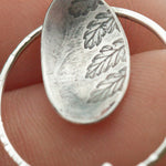 Cargar imagen en el visor de la galería, OOAK Elena earrings #7 ~ silver ~ unique (ready-to-ship)