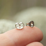 Cargar imagen en el visor de la galería, OOAK Elena earrings #7 ~ silver ~ unique (ready-to-ship)