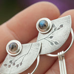 Load image into Gallery viewer, OOAK Vegetal Elira earrings #18 • Labradorite (ready to ship)