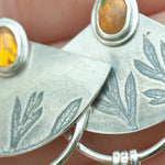 Load image into Gallery viewer, OOAK Vegetal Elira earrings #23 • Ethiopian Opal (ready to ship)