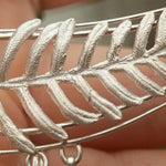 Load image into Gallery viewer, OOAK Leaf necklace #1 • Fern, Kyanite & citrine (ready to ship)