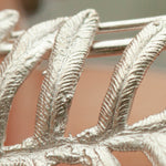 Load image into Gallery viewer, OOAK Leaf necklace #1 • Fern, Kyanite & citrine (ready to ship)