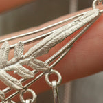 Load image into Gallery viewer, OOAK Leaf necklace #1 • Fern, Kyanite & citrine (ready to ship)