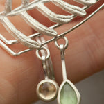 Load image into Gallery viewer, OOAK Leaf necklace #1 • Fern, Kyanite & citrine (ready to ship)