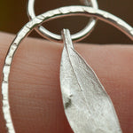 Load image into Gallery viewer, OOAK Leaf pendant #2 • Orange Labradorite (ready to ship)