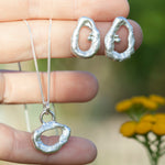 Afbeelding in Gallery-weergave laden, OOAK Silver Tera pendant #1 (ready to ship)