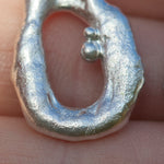 Charger l'image dans la galerie, OOAK Silver Tera earrings #1 (ready to ship)
