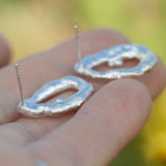 Charger l'image dans la galerie, OOAK Silver Tera earrings #1 (ready to ship)