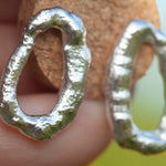 Charger l'image dans la galerie, OOAK Silver Tera earrings #2 (ready to ship)