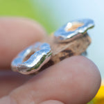 Charger l'image dans la galerie, OOAK Silver Tera earrings #3 (ready to ship)