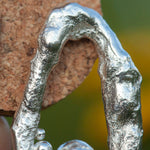 Charger l'image dans la galerie, OOAK Silver Tera earrings #4 (ready to ship)