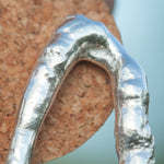 Afbeelding in Gallery-weergave laden, OOAK Silver Tera earrings #6 (ready to ship)