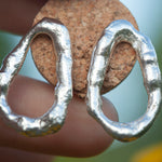 Charger l'image dans la galerie, OOAK Silver Tera earrings #8 (ready to ship)