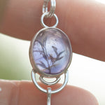 Load image into Gallery viewer, OOAK Osmose pendant #51 ~ with captured plant • Amethyst (ready to ship)